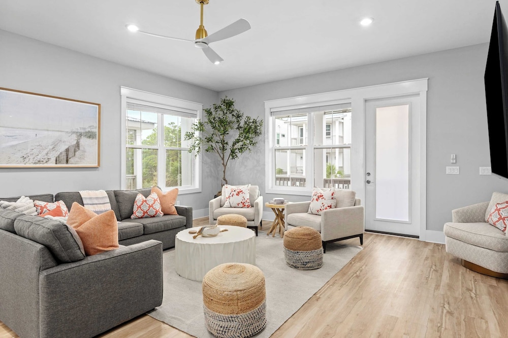 Rooftop Deck w/ Ocean View, Pool, Walk to Beach! Coastal Canopy by Avantstay