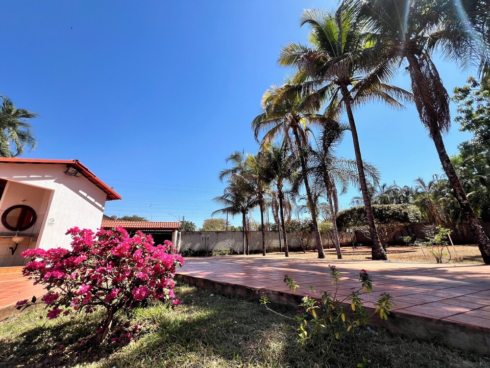 casa com piscina