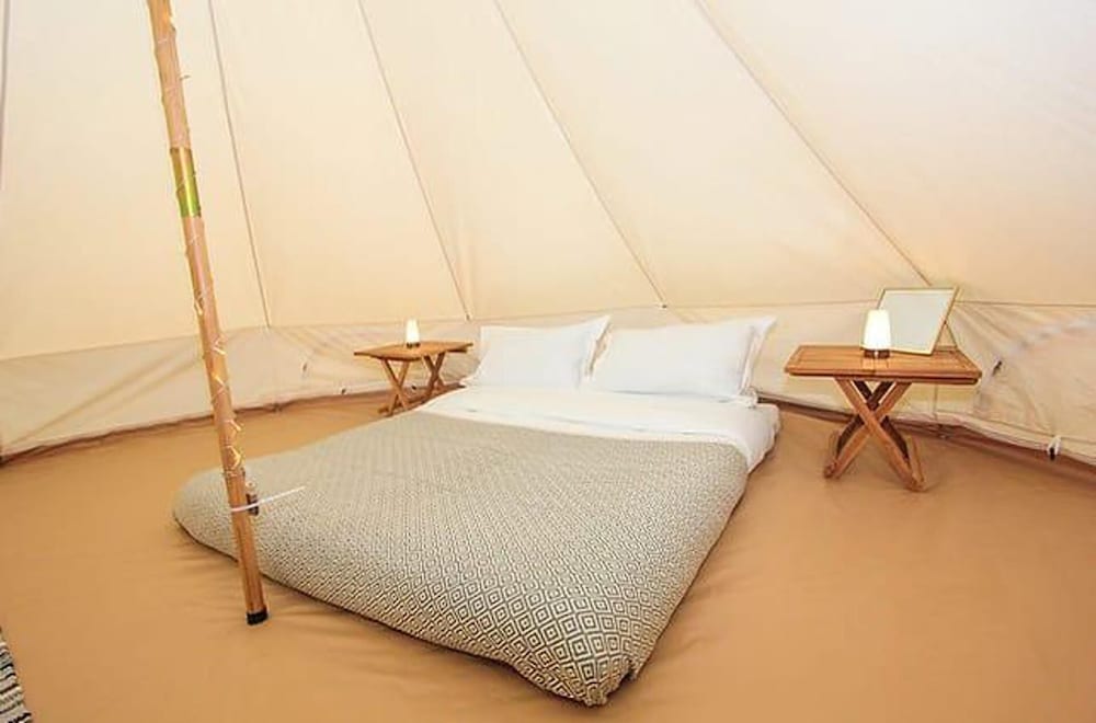 18 'izar' Bell Tent Glamping Anglesey view 2
