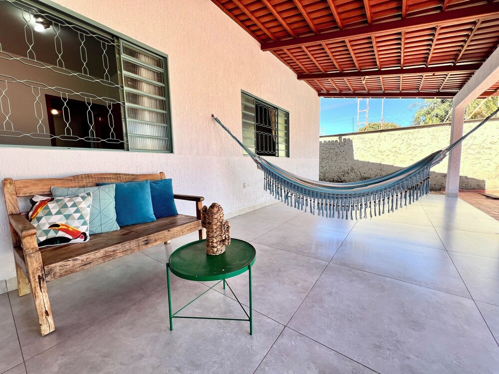 casa com piscina