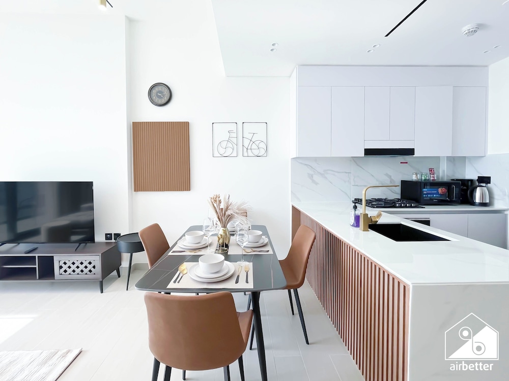 Bright & Modern1br Binghatti Amber JVC Dubai