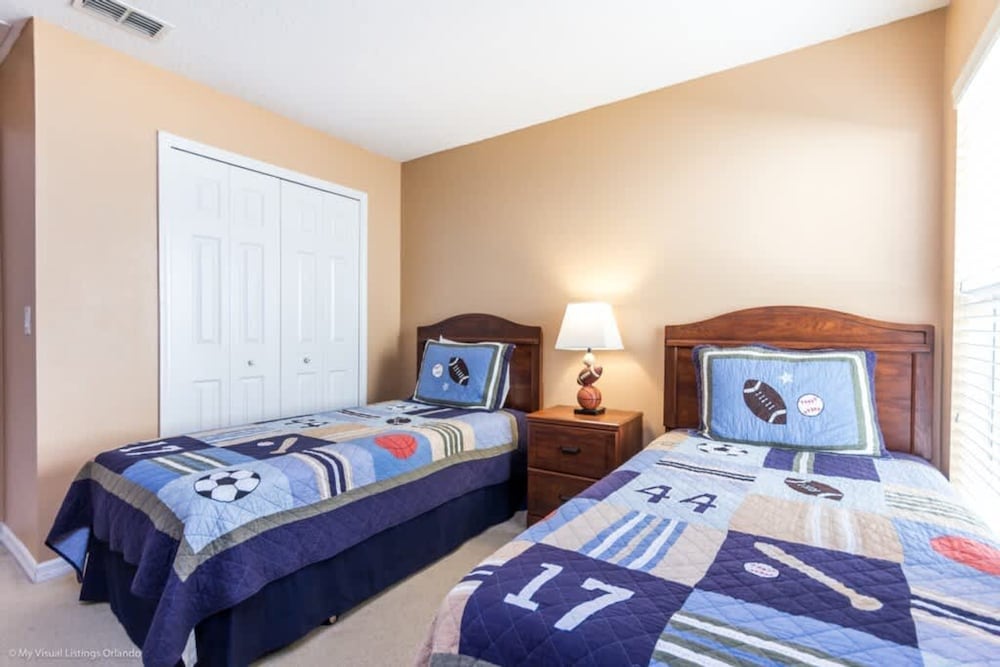 4bd Villa With Solar Heated Pool Near Disney No Resort Fee