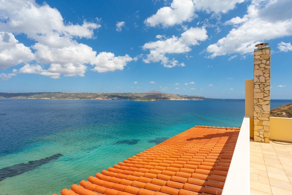 Souda Bay View Large Private Pool Walk to Beach Sea Views A C Wifi - 2119 view 2