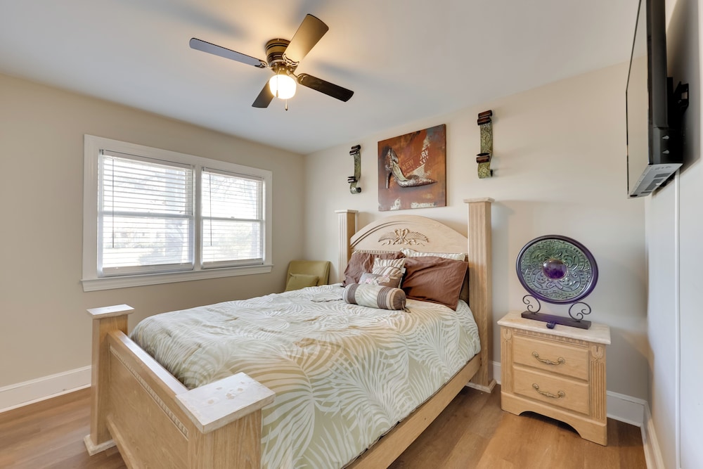 < 2 Mi to Ecu: Cozy Greenville Getaway w/ Porch!