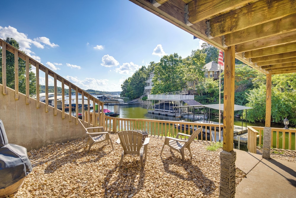 Fire Pit + Private Dock: Ozarks Family Escape!