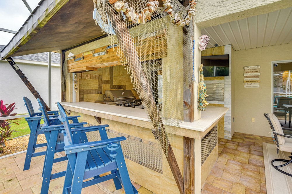 On-site Canal Access: Luxe Home in Palm Coast!