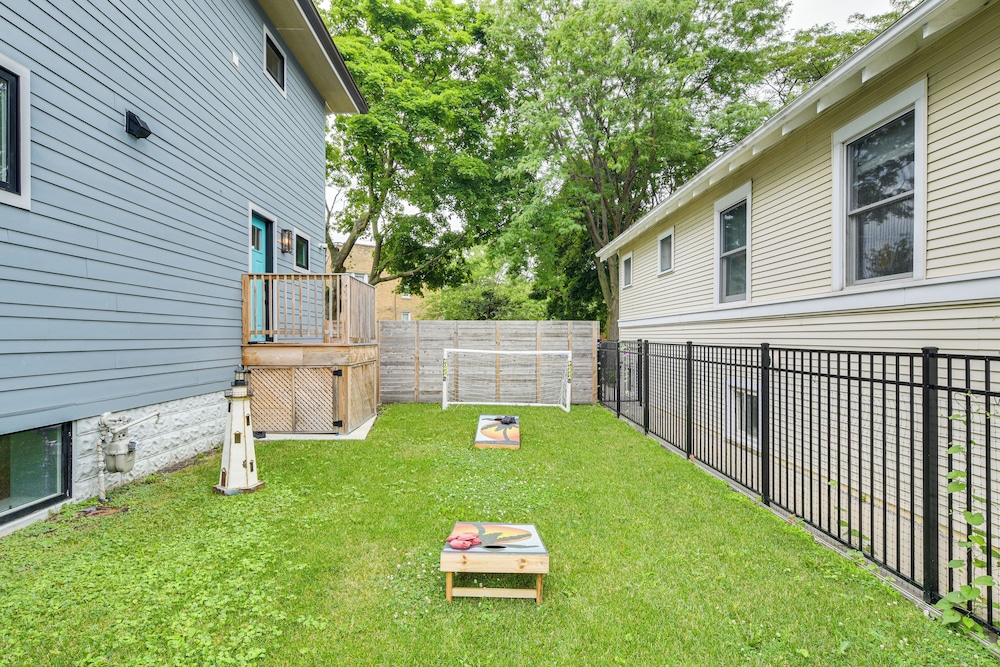 Game Room, Deck & Yard: Chicago Home
