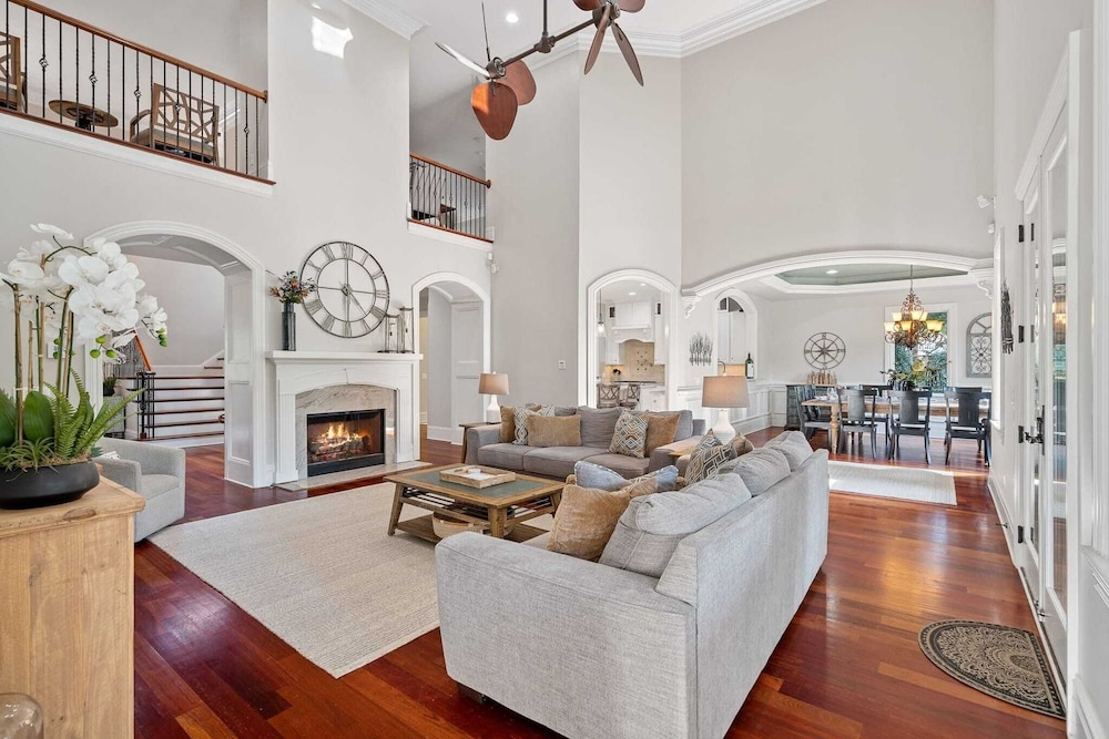 Livin' Large Lake Norman Estate w/ Pool, Dock, Game Room & Scenic Views