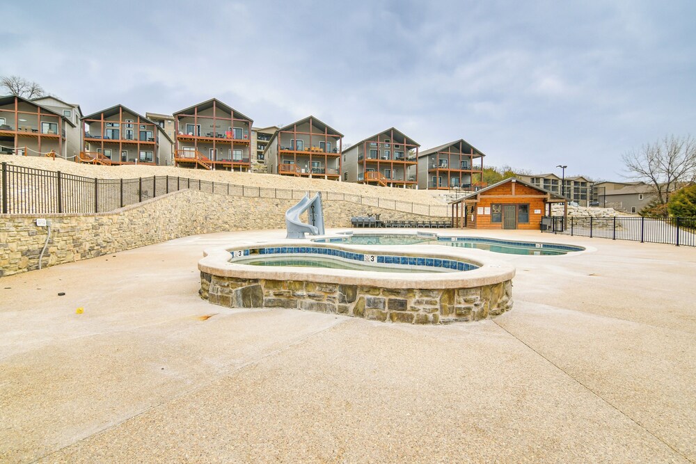 Fireplace + Lake Access: Waterfront Branson Escape