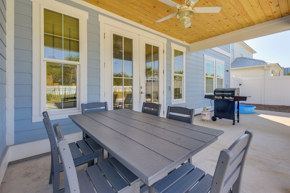 Walk to Pier: Modern PCB Getaway w/ Private Pool!