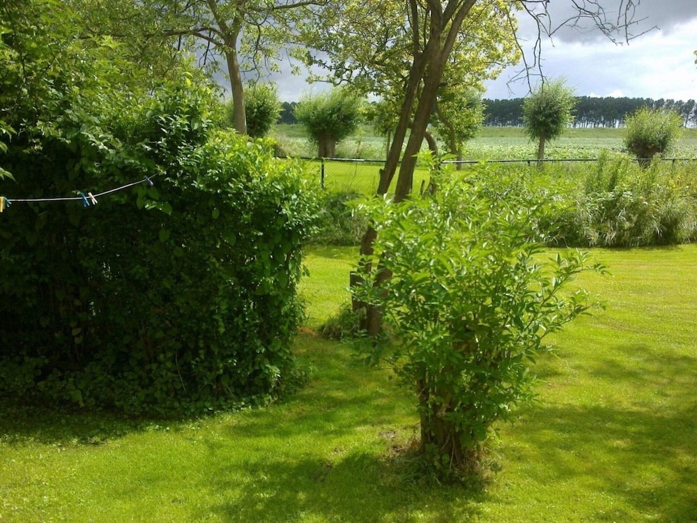 Dike House Near Breskens With Stream Garden