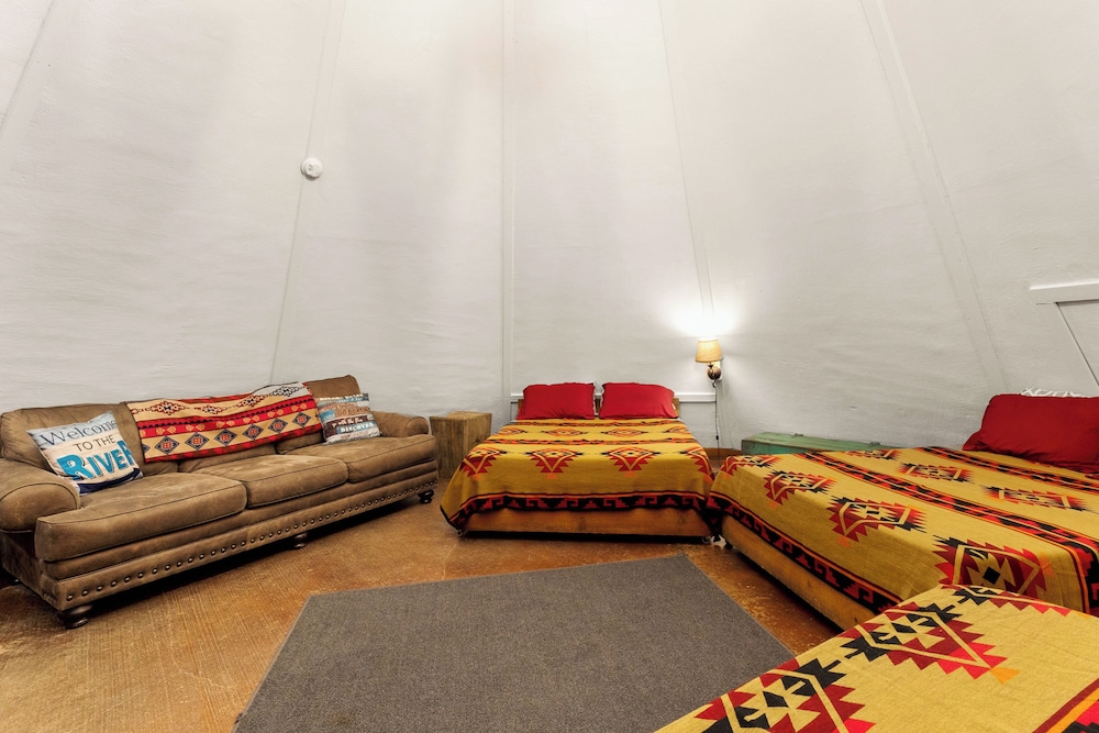Tipis on the Guadalupe