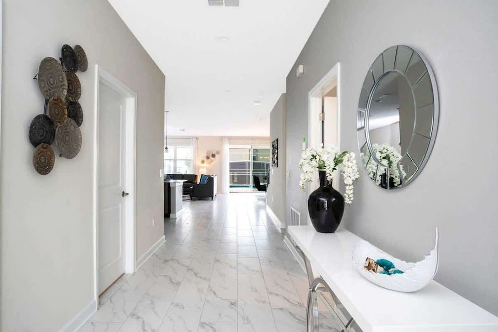 Spacious 7BR w Pool Spa Game Room Near Disney