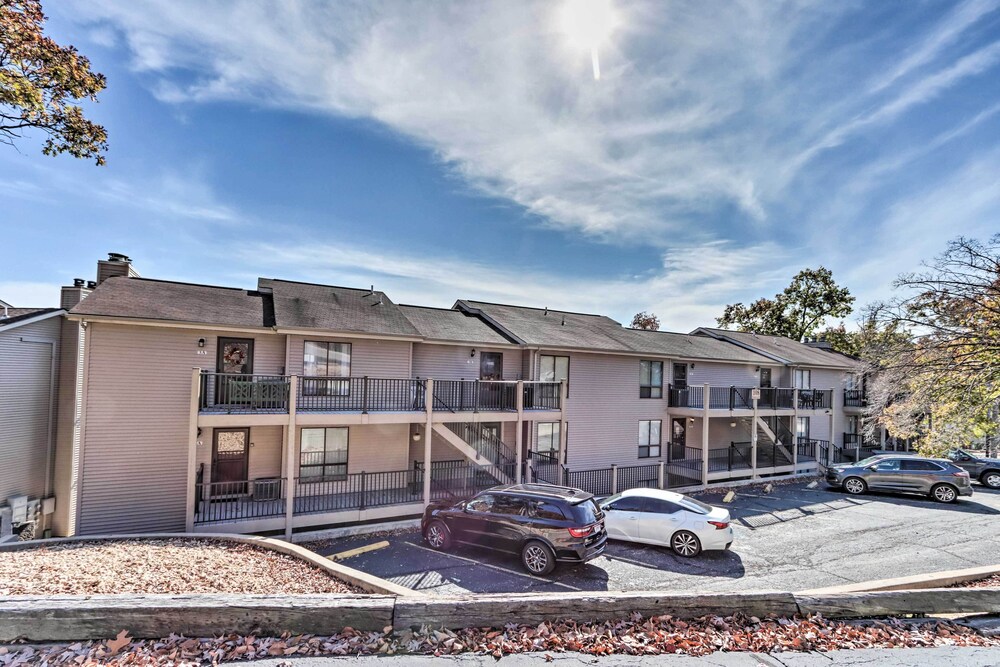 Fireplace & Water Views: Lake Ozark Condo! view 4