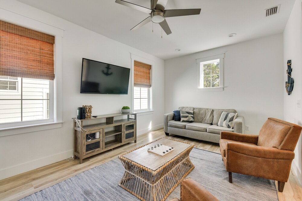 Walk to Pier: Modern PCB Getaway w/ Private Pool!