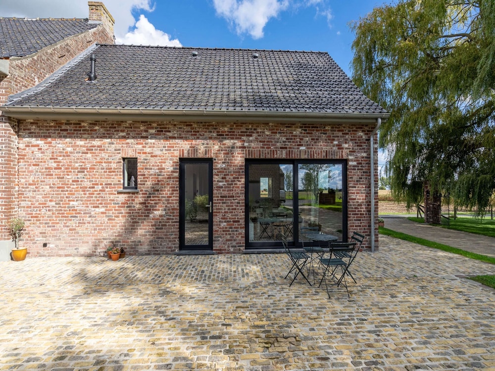 Spacious Holiday Home With Pond in Poperinge