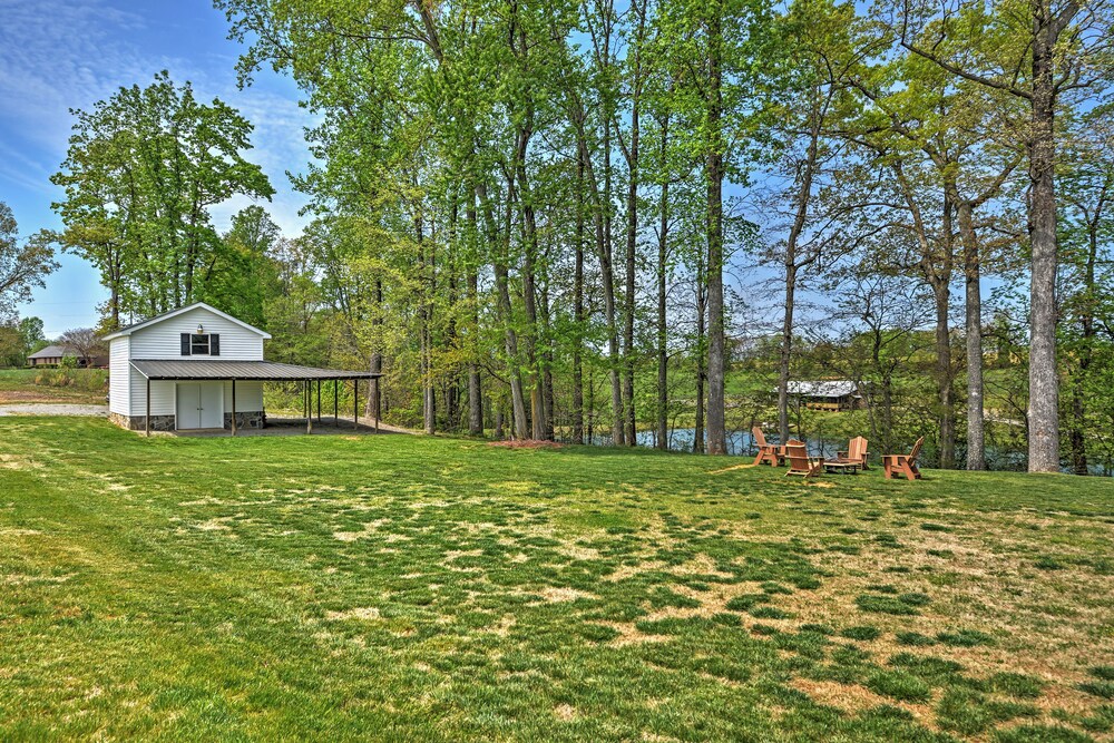 Dobson Farmhouse w/ Wraparound Porch & Fire Pit!