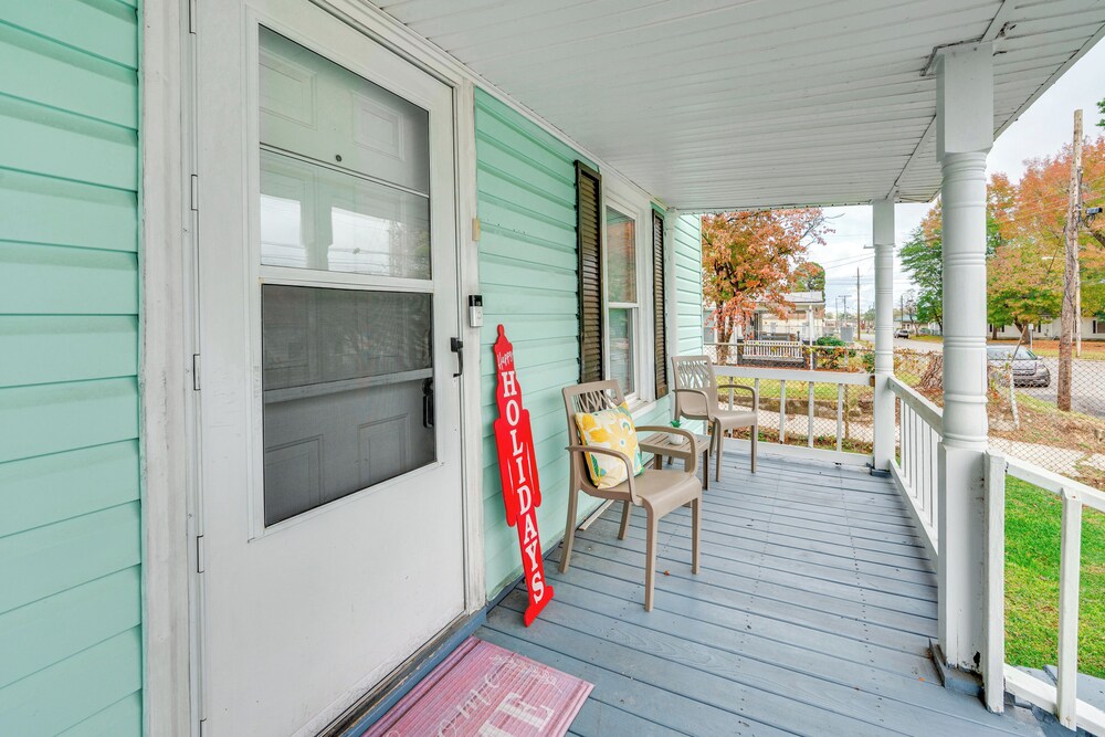 1 Mi to Stadium: Home w/ Porch in Greenville!