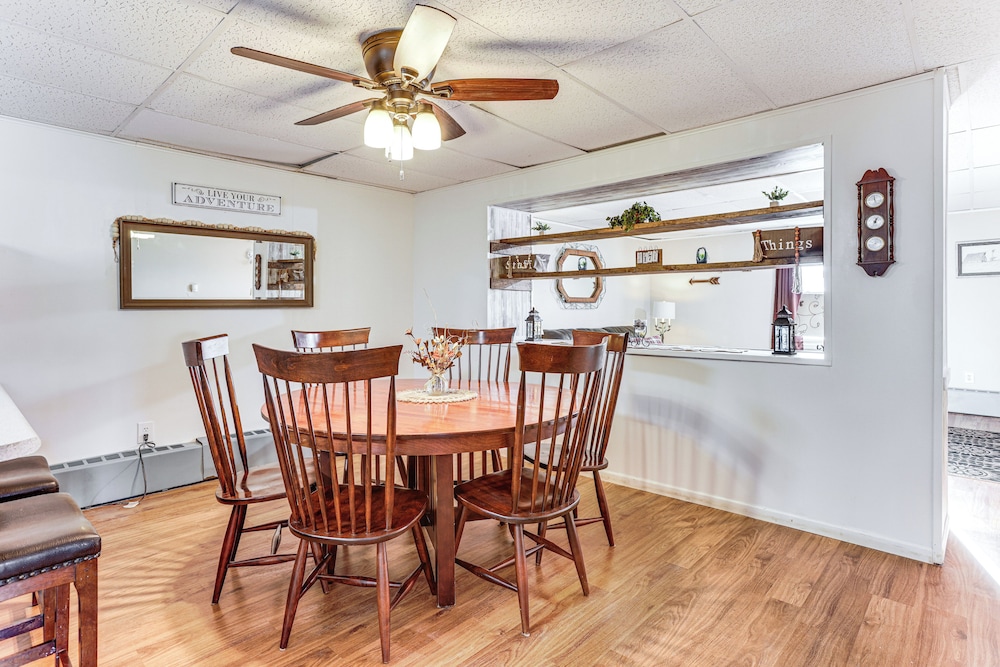 1 Block to Crystal Lake: Downtown Beulah Apt!