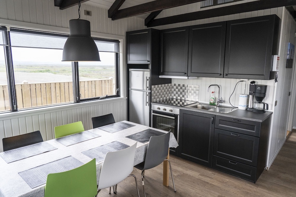 Black beach cottage