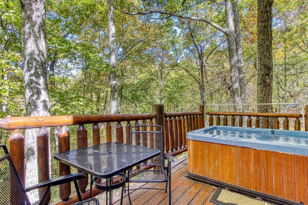 Dog Friendly Quiet Chalet Hot Tub Fireplace view 3