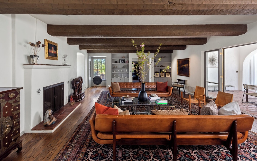 Howard Hughes Estate - Spanish Revival Gem w/ Pool, Wine Cellar & Guest House