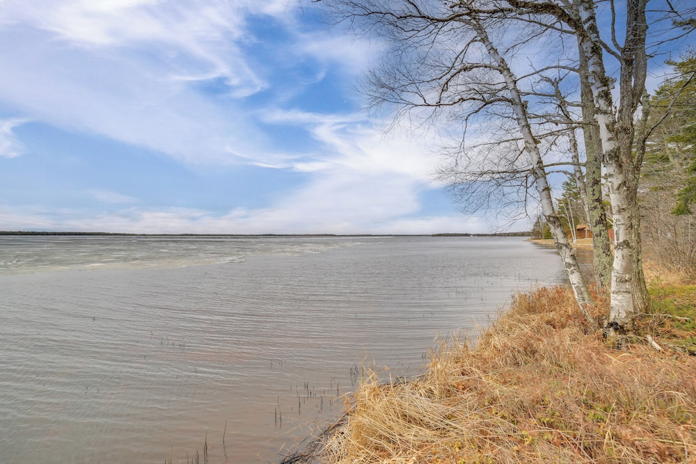 Dock & Fire Pit: Lakefront Cottage in Gould City!