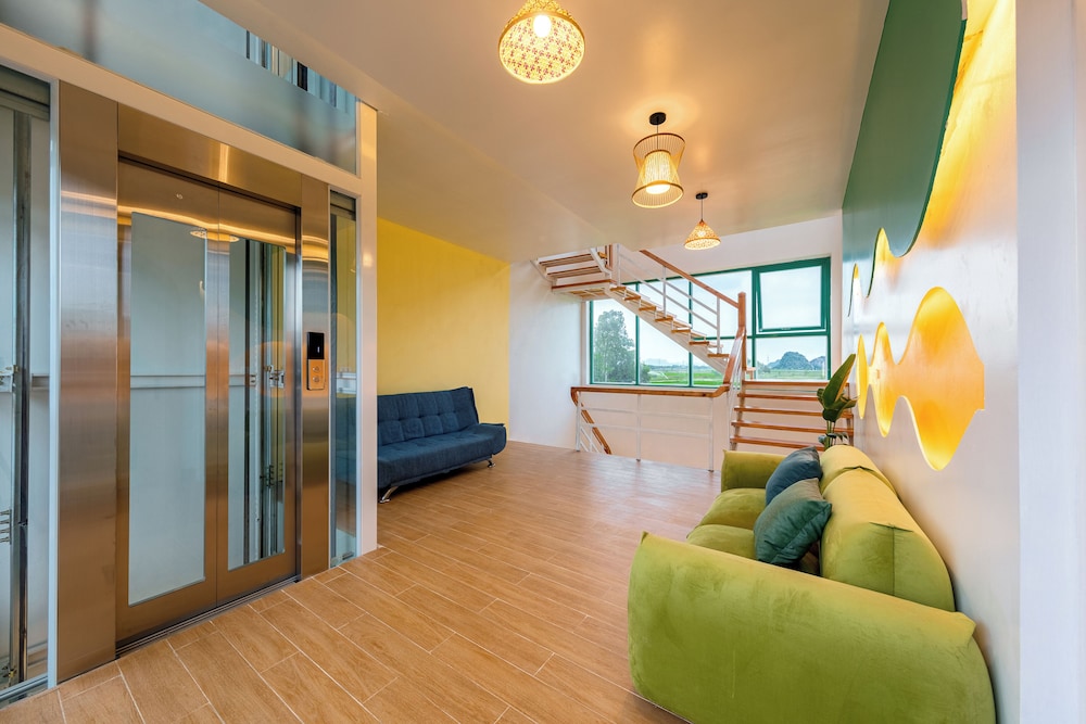 Room in Chalet - Trang An Ao Dai Homestay - Wooden House With Field View and Private Bathroom