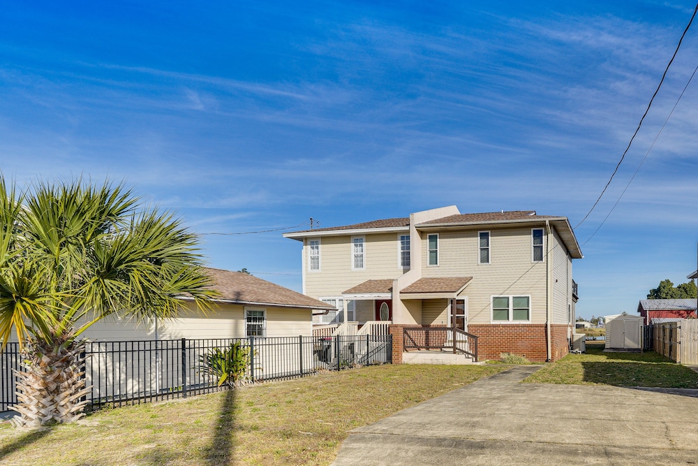 Panama City Waterfront Escape: Fenced Yard & Dock! view 3