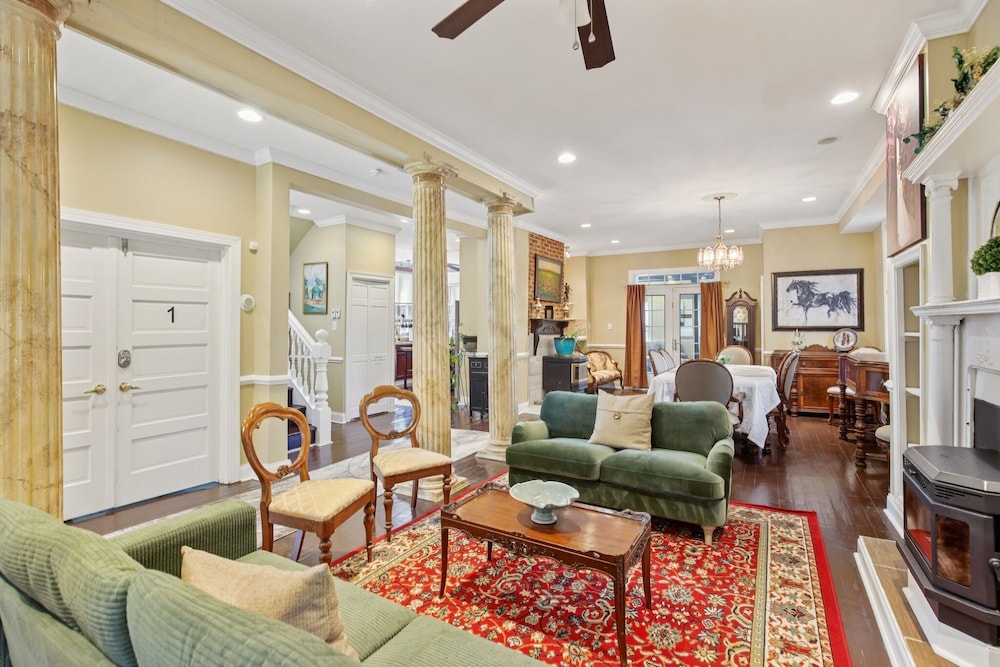 Charming Victorian Home With Porch & Large Yard 7 Bedroom Home
