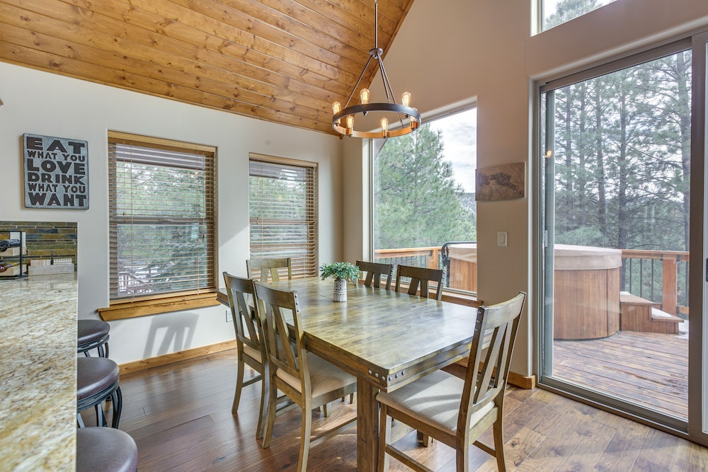 Angel Fire Cabin w/ Deck: 3 Mi to Ski Lifts! view 4