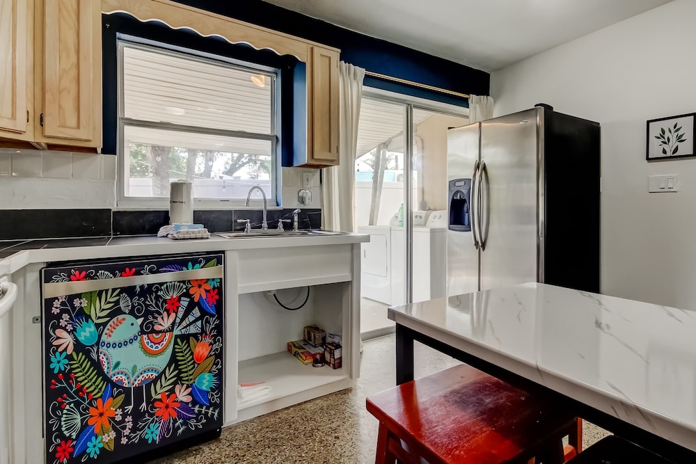 Boho Beach Bliss 2BR Retreat Steps From the Sand