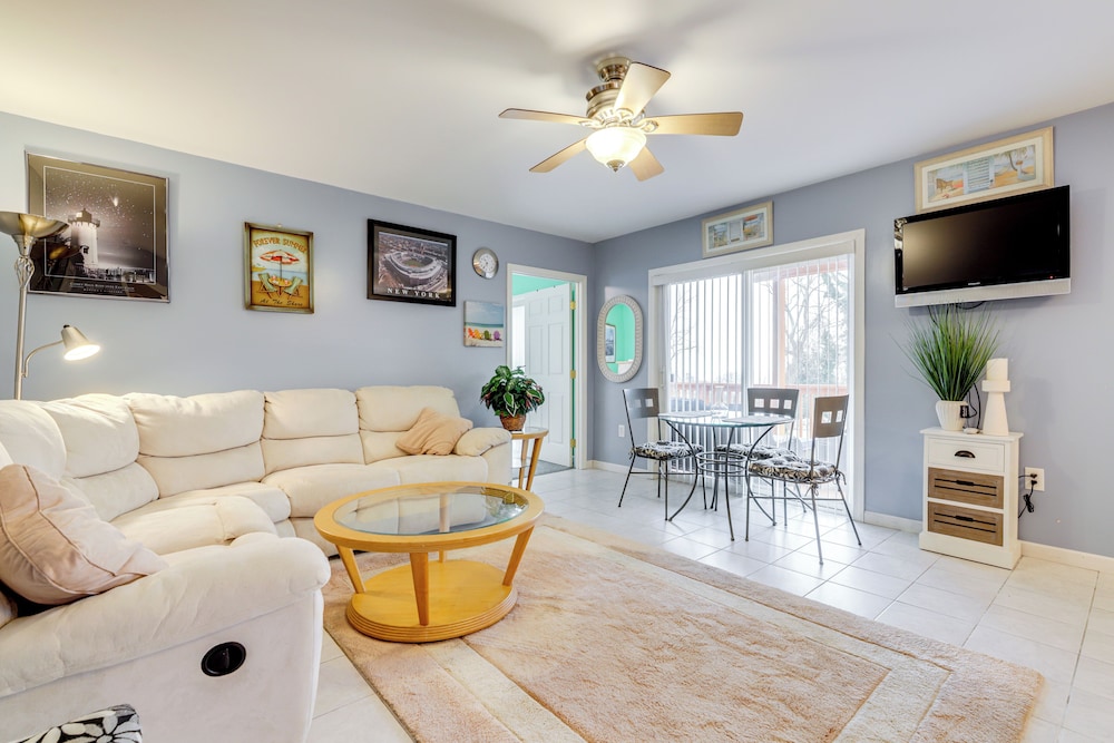 Walk to Eastern Point Beach: Apt w/ Water View!