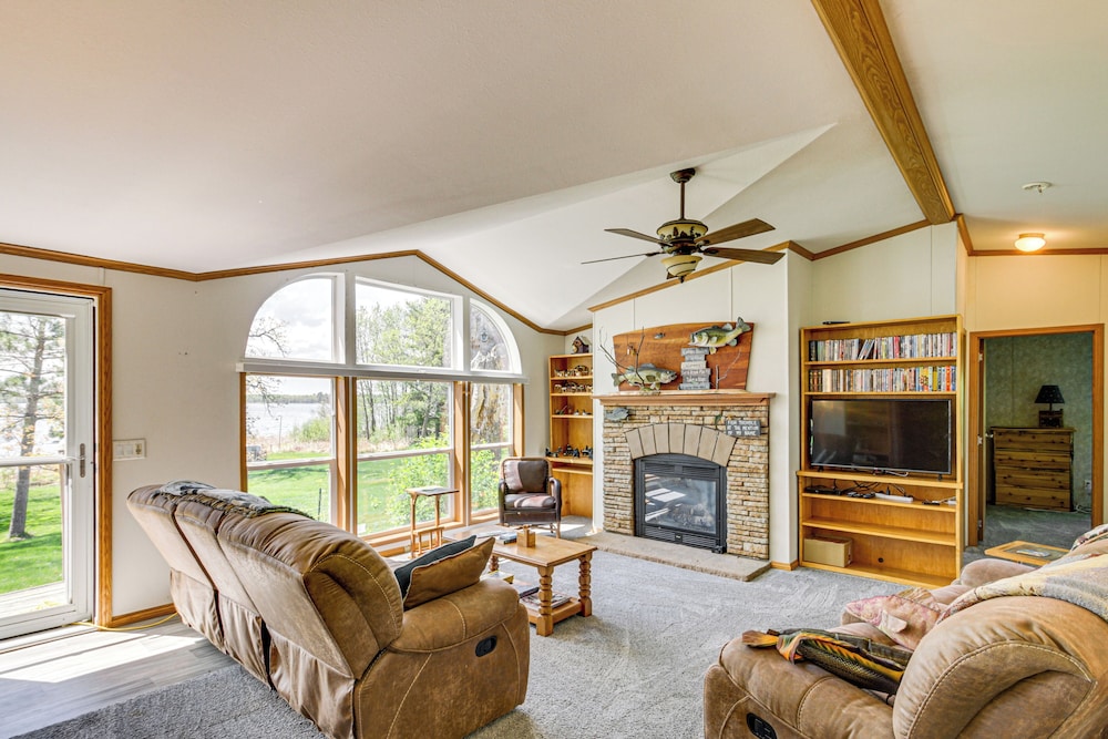 Waterfront Family Home w/ Yard on Portage Lake