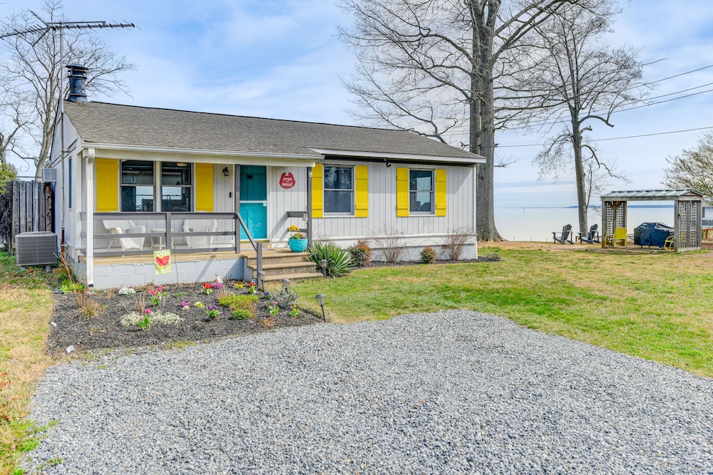 Riverfront Colonial Beach Home w/ Private Beach! view 2