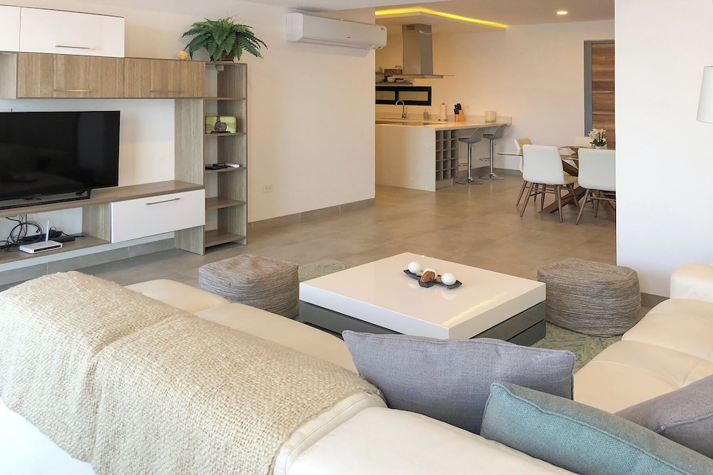 Luxe Condos Complex with Roof Pool