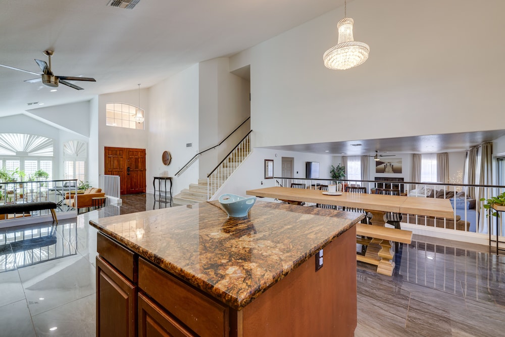 Luxe Phoenix Home w/ Pool + Basketball Court!