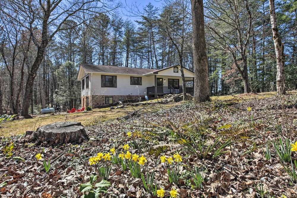 2 Mi to Lake: Blue Ridge 'yellowbird Cottage' view 3