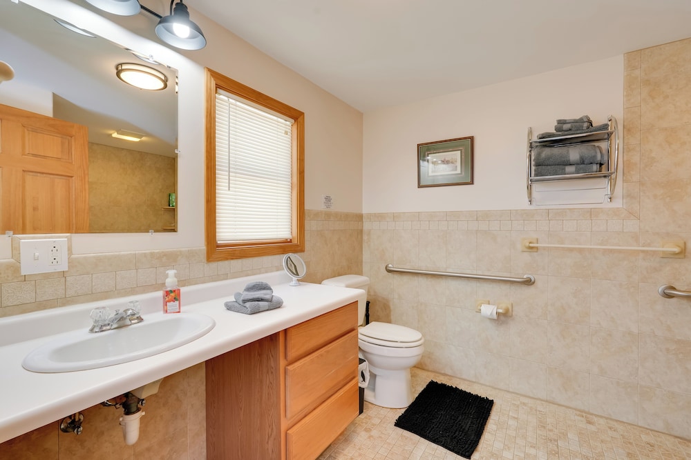 Lakefront Getaway w/ Dock & Yard in Reading!
