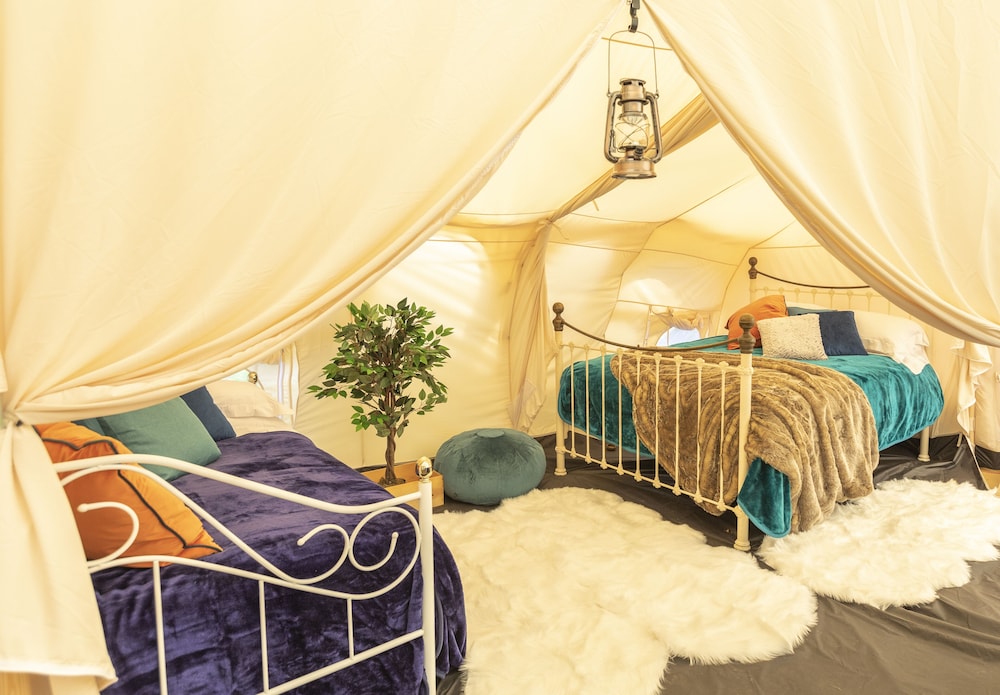 8-bed Lotus Belle Mahal Tent in The Wye Valley view 3