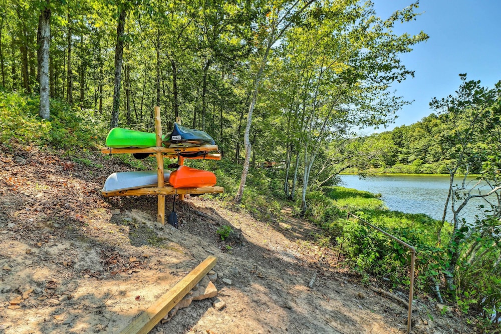 Lakefront Family Escape w/ Fire Pit & 2 Decks! view 3