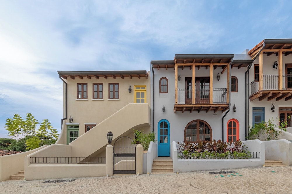 Mediterranean-Style Villa with a Private Plunge Pool, Ocean Views, and Exclusive Beach Club Access