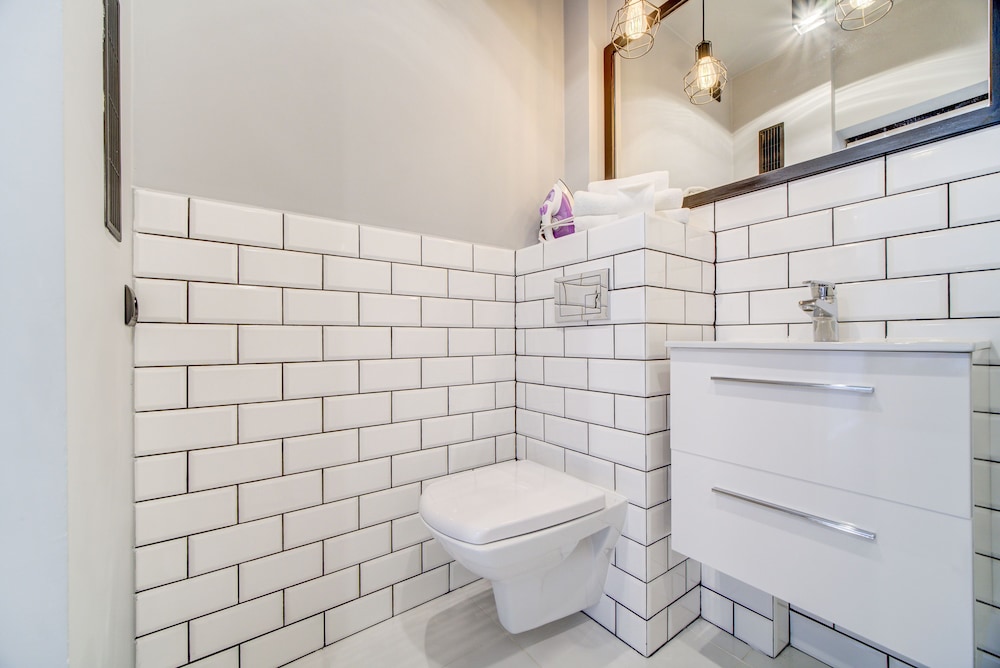Rint - Centrum Lipowa en Bialystok — bathroom