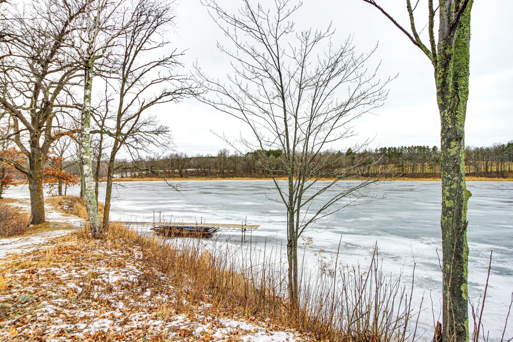 Fish & Swim: Lakefront Mora Home on 2 Acres!