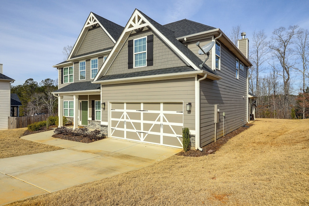 Patio w/ Fireplace: Spacious Sharpsburg Home!