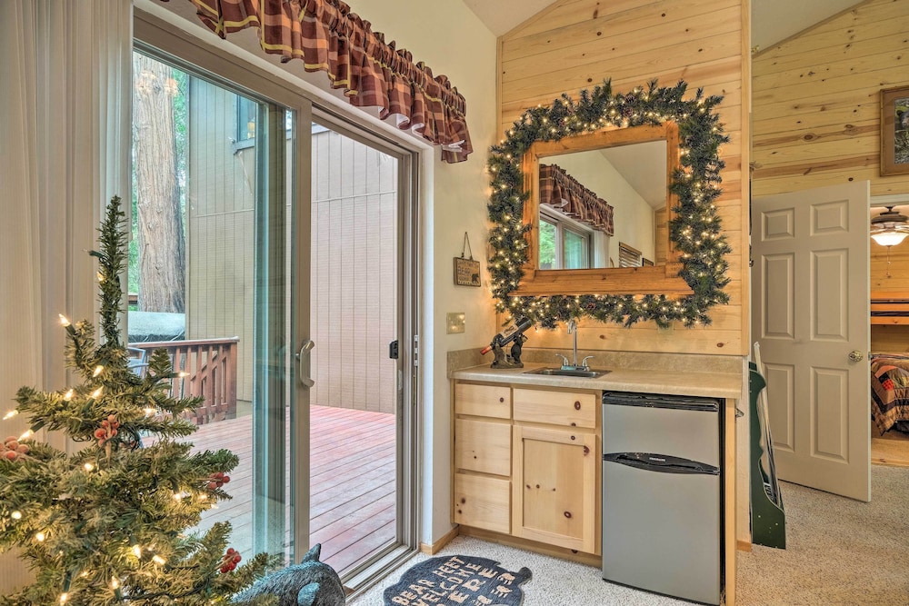 Game Room & Deck: Pet-friendly Camp Connell Cabin