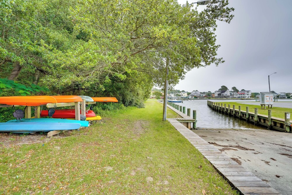 Private Dock & Beach Access: Outer Banks Area Home