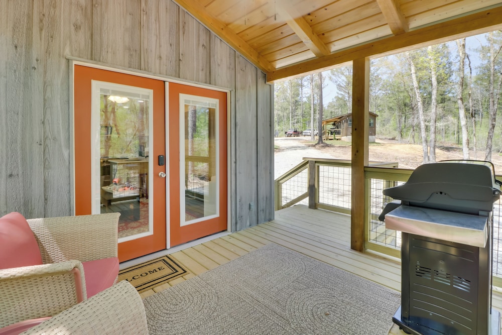 Fish & Hike: Cabin Hideaway w/ Deck in Alabama