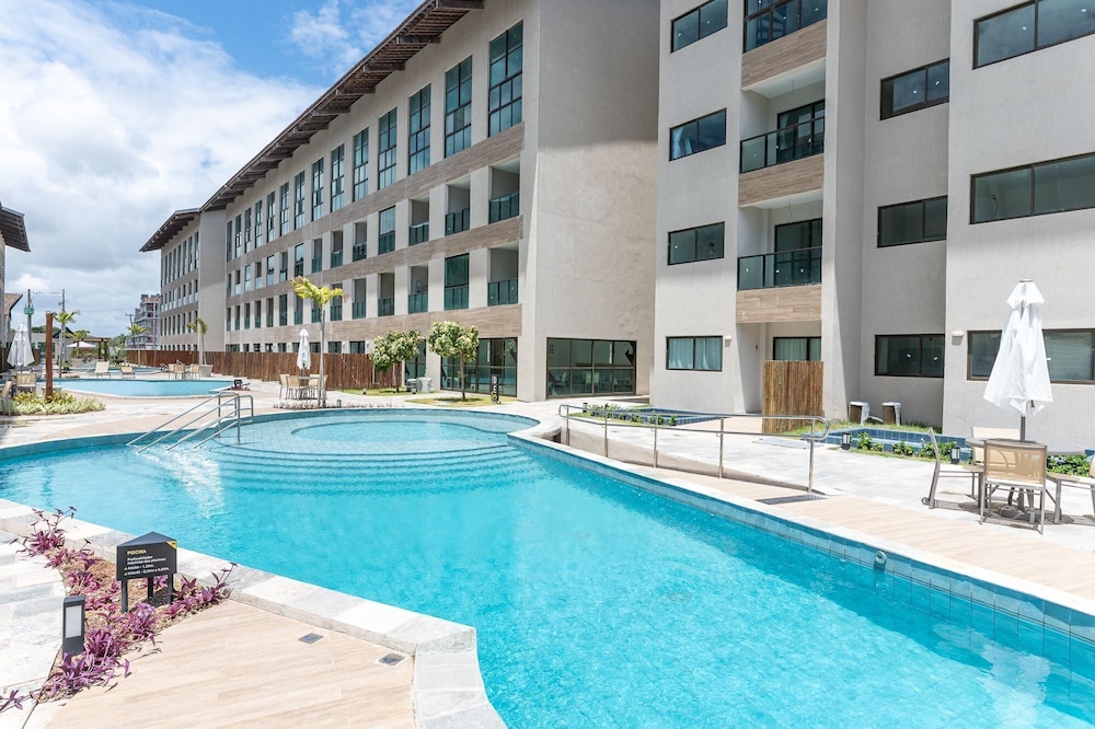 Flat 1Qt na Praia dos Carneiros-SH139