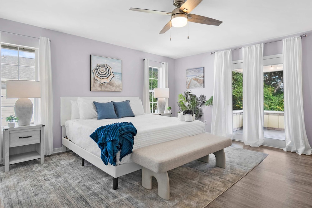 Serene Matanzas Beach House Half A Mile to Sand